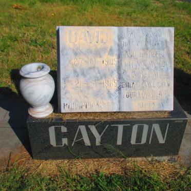 GAYTON David 1905-1985