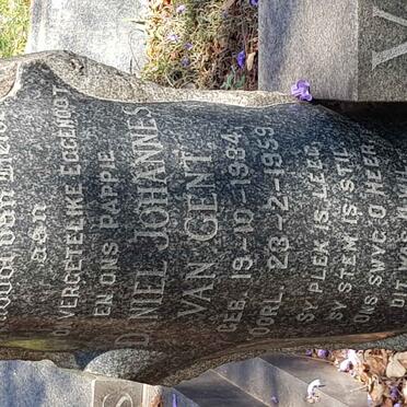 GENT Daniel Johannes, van 1934-1959