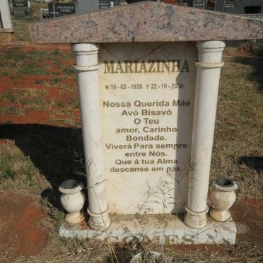 GOMES Mariazinha 1926-2004