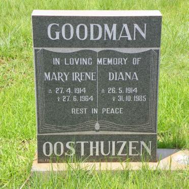 GOODMAN Mary Irene 1914-1964 :: OOSTHUIZEN Diana 1914-1985
