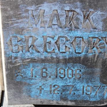 GREGORY Mark 1906-1977
