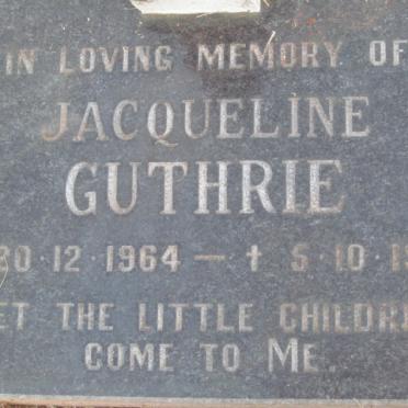 GUTHRIE Jacqueline 1964-1965