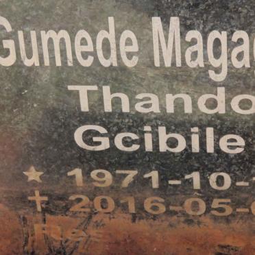 GUMEDE Thando Gcibile, Magagula 1971-2016