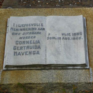 HAVENGA Cornelia Gertruida 1863-1943