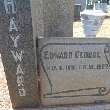 HAYWARD Edward George 1891-1967