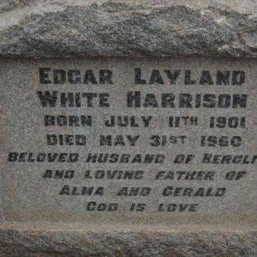HARRISON Edgar Layland White 1901-1960