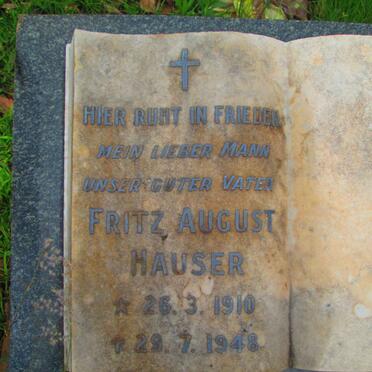 HAUSER Fritz August 1910-1948 :: HAUSER Elizabeth 1914-1999