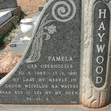 HAYWOOD Pamela nee OBERHOLZER 1945-1981