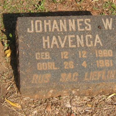 HAVENGA Johannes W. 1960-1961