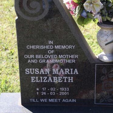 HAWLA Susan Maria Elizabeth 1933-2001