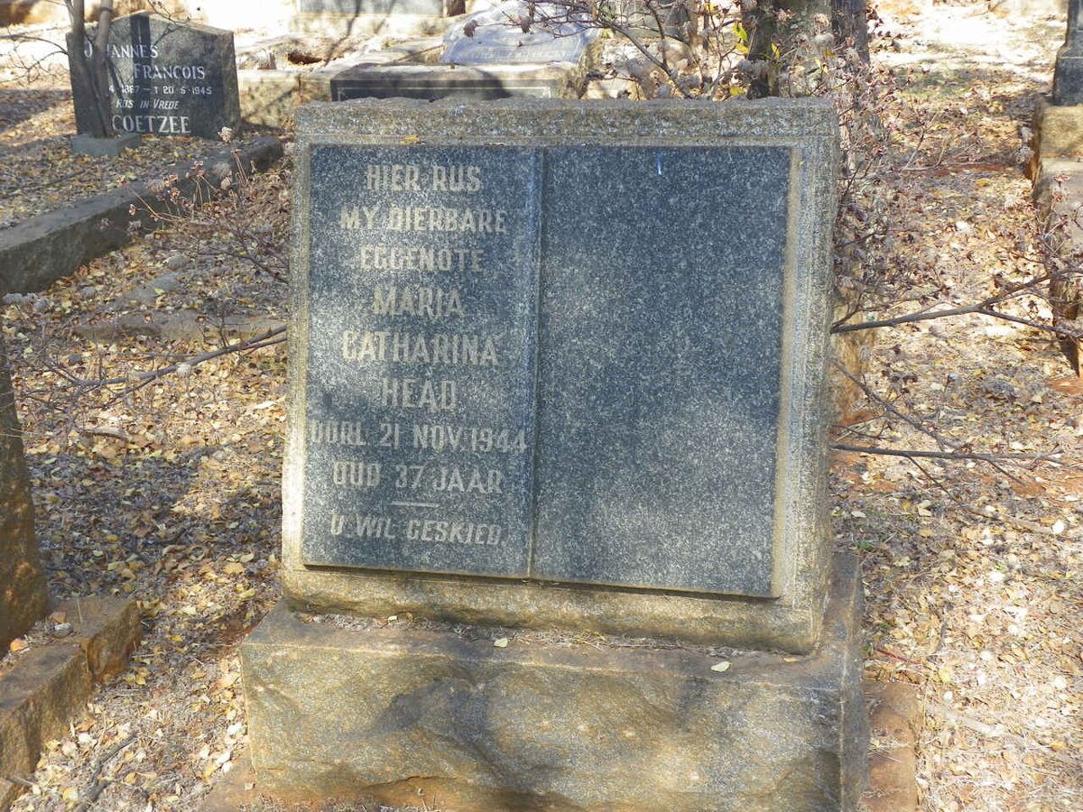 HEAD Maria Catharina -1944