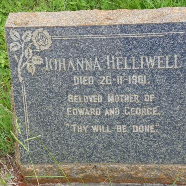 HELLIWELL Johanna -1961