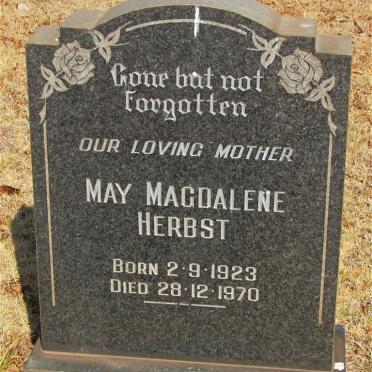 HERBST May Magdalene 1923-1970