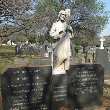 HERB Quirin 1900-1957 :: HERB Maria A.J. 1909-1992