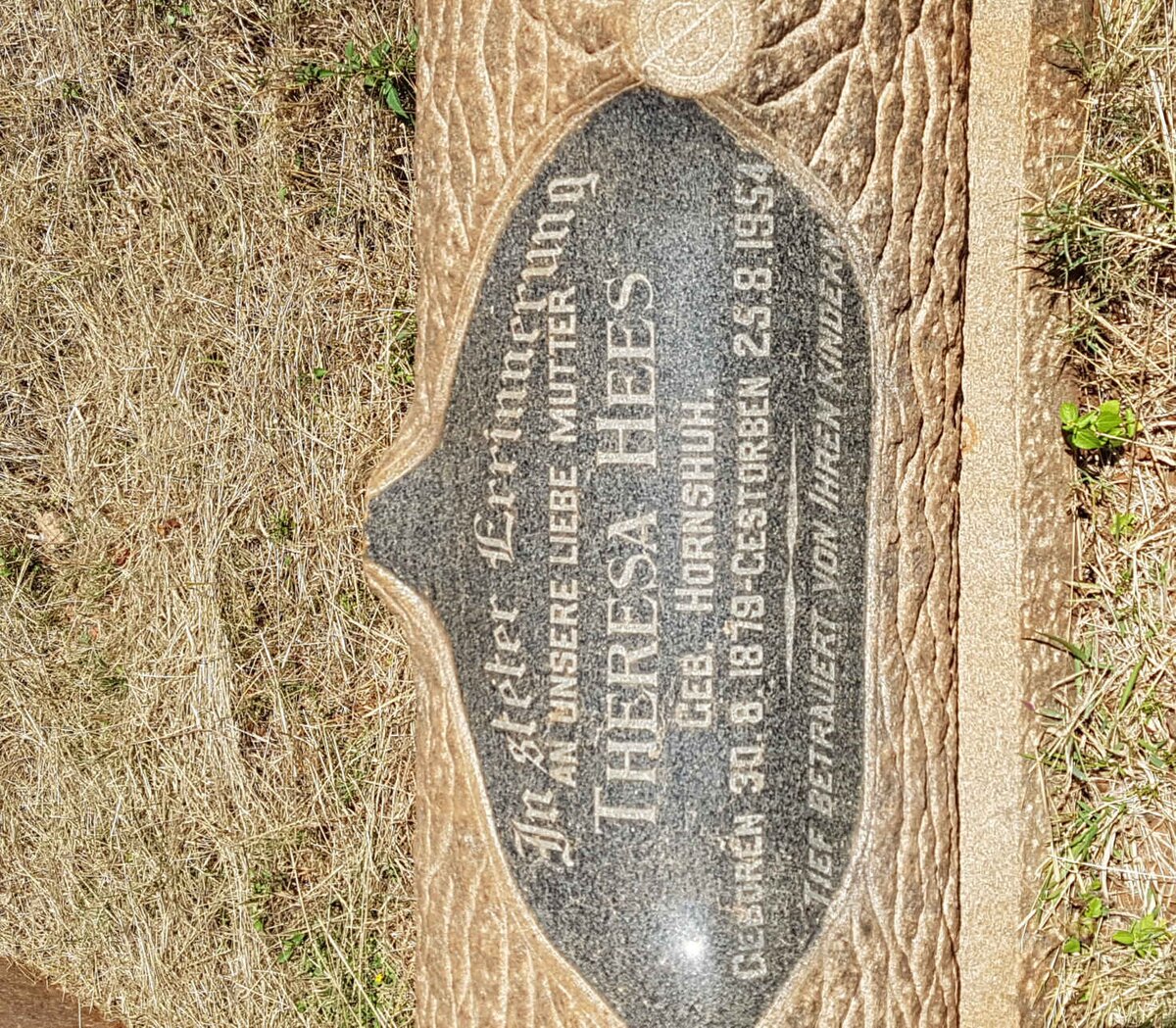 HEES Theresa nee HORNSHUH 1879-1954