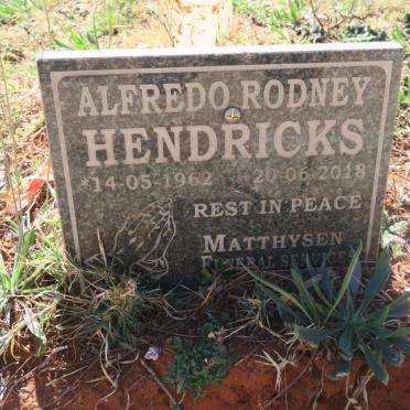 HENDRICKS Alfredo Rodney 1962-2018