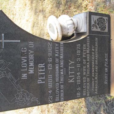 HIBBERT Peter 1889-1962 &amp; Kitty 1894-1975