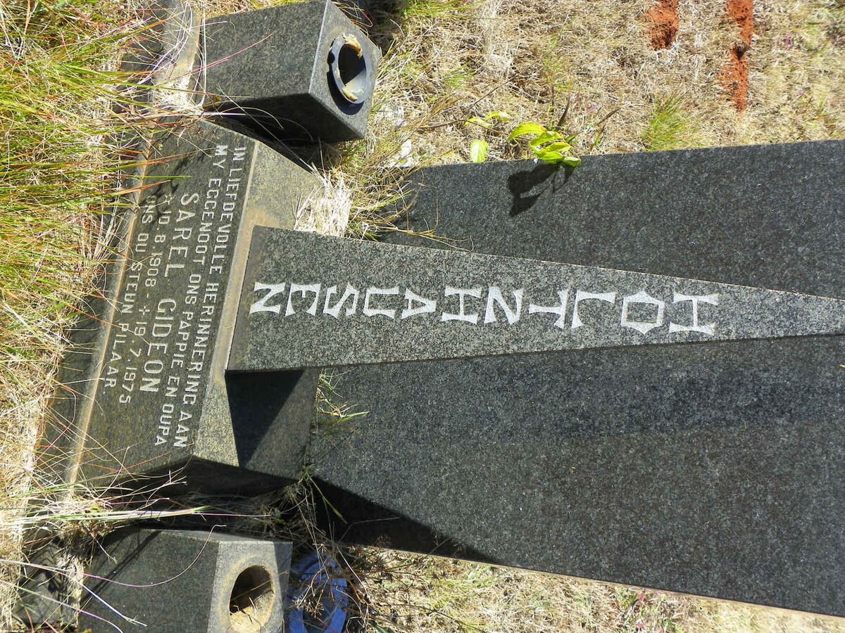 HOLTZHAUSEN Sarel Gideon 1908-1975