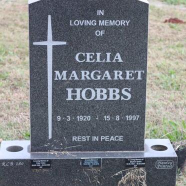 HOBBS Celia Margaret 1920-1997