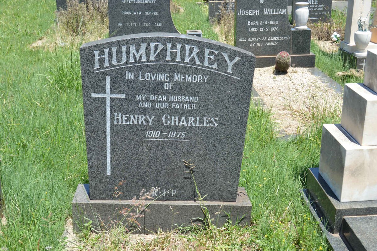 HUMPHREY Henry Charles 1910-1975