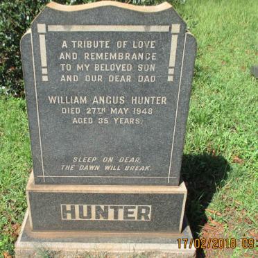 HUNTER William Angus -1948