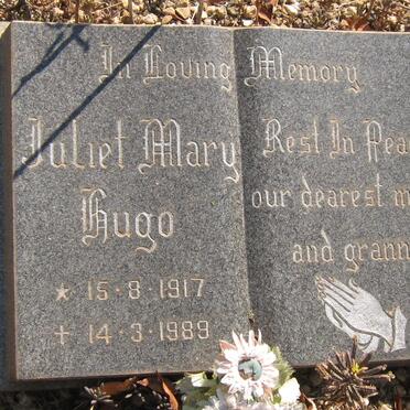 HUGO Adam Johannes 1917-1963 &amp; Juliet Mary 1917-1989