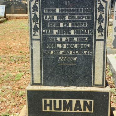 HUMAN Jan Jurie 1918-1946