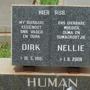 HUMAN Dirk -1981 &amp; Nellie -2008