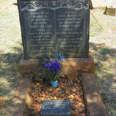 HYDE Arthur James -1948 &amp; Emely Elizer -1942 :: HYDE Claude Ernest 1920-1989