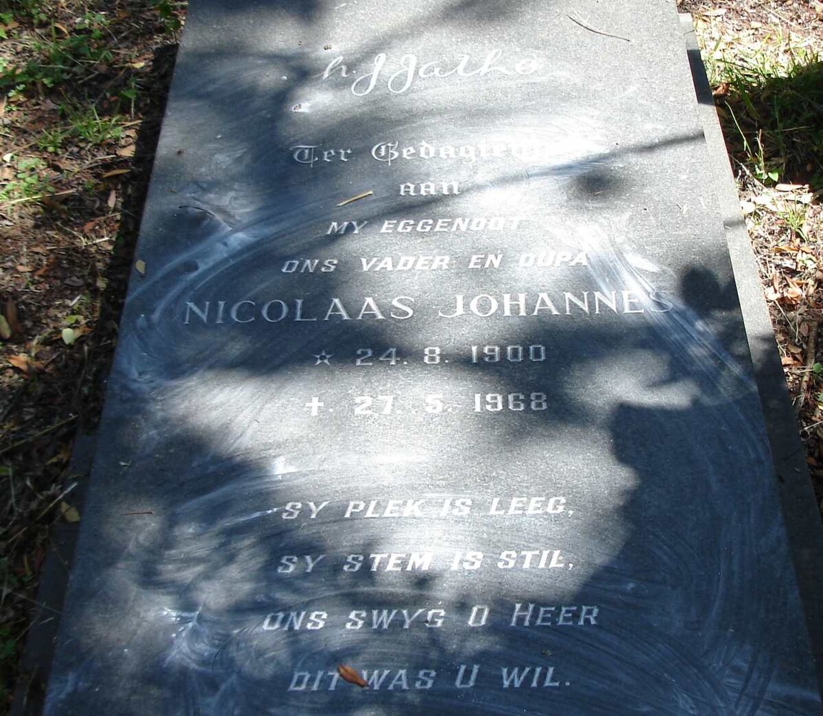 JATHO Nicolaas Johannes 1900-1968