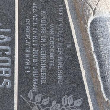 JACOBS Jurie Johannes 1906-1973