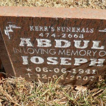 JOSEPH Abdul 1941-2007