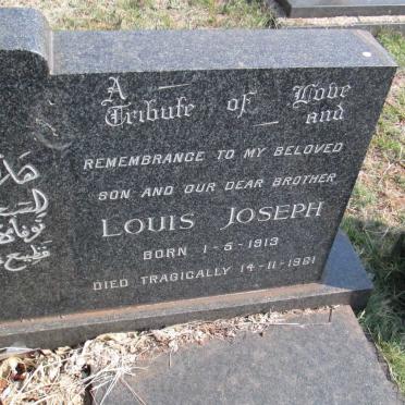 JOSEPH Louis 1913-1961