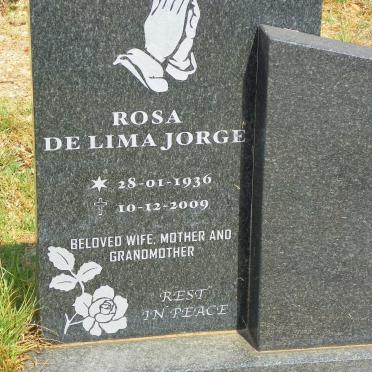 JORGE Rosa de Lima 1936-2009