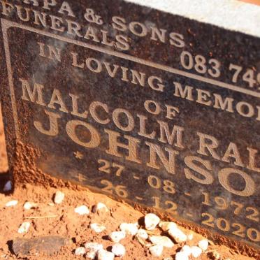 JOHNSON Malcolm Ralph 1972-2020