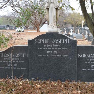 JOSEPH Anthony 1903-1967 :: JOSEPH Norman 1904-1960 :: JOSEPH Sophie 1907-1966