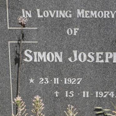JOSEPH Simon 1927-1974