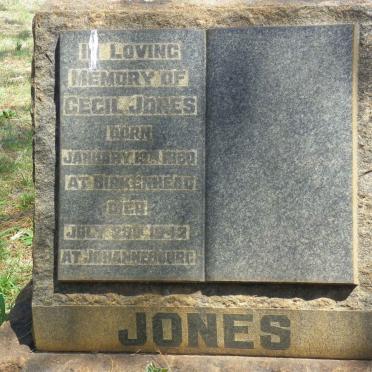 JONES Cecil 1880-1942