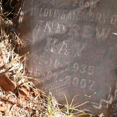 KAY Andrew 1935-2007