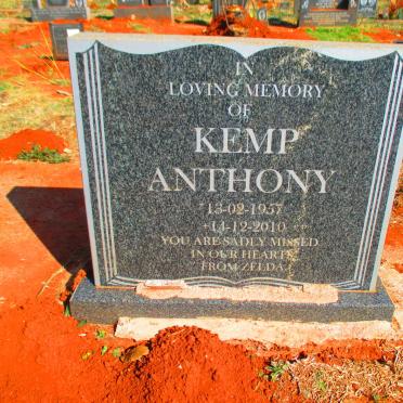KEMP Anthony 1957-2010