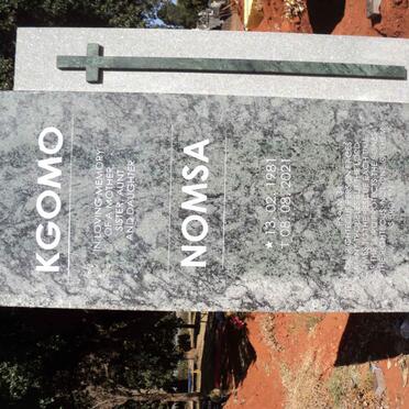 KGOMO Nomsa 1981-2021