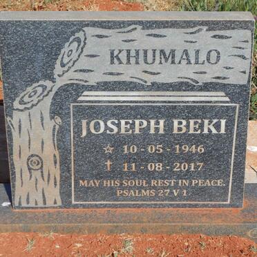 KHUMALO Joseph Beki 1946-2017