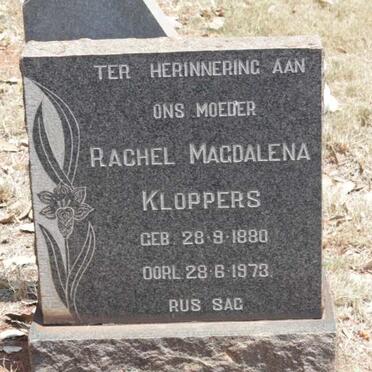 KLOPPERS Rachel Magdalena 1880-1973
