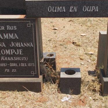 KLOMPJE Jan 1897-1977 &amp; Susanna Johanna KRABSHUIS 1897-1973