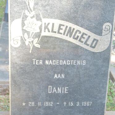 KLEINGELD Danie 1912-1967