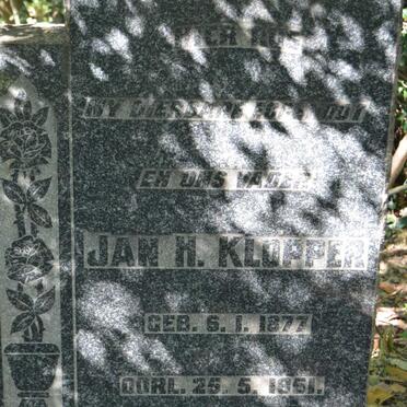 KLOPPER Jan H. 1877-1951