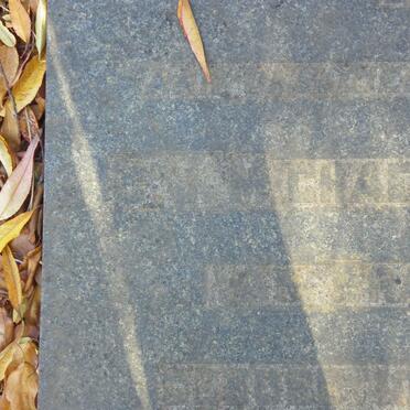 KLERK B.J. Michael, de 1867-1954 &amp; Martha S. BARNARD 1871-1954