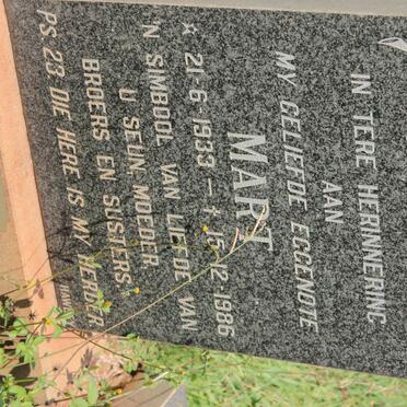 KLEIST William James, von 1931-2007 &amp; Mart 1933-1986