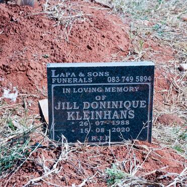 KLEINHANS Jill Doninique 1988-2020