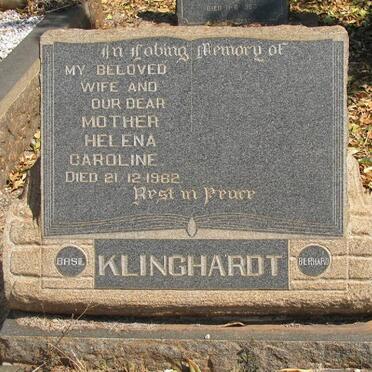 KLINGHARDT Helena Caroline -1962